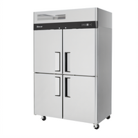 Turbo Air M3 Series Two-Section Reach-In Top Mount Freezer with Half Hinged Solid Doors, 42.1 Cu. Ft.