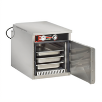 Handy Line HLC-4 Countertop Electric Heated Holding Cabinet, 1 Compartment, Stainless Steel
