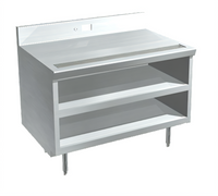 La Rosa Refrigeration Coffee Urn Stand, Open Cabinet Base, 42 Inch W x 28 Inch D