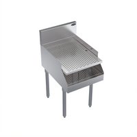 Krowne Royal Series 18 Inch x 24 Inch Freestanding Underbar Recessed Drainboard