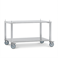 Convotherm Stainless Steel Open Oven Stand with Undershelf and Casters for C4 6.10 & 10.10