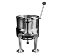 Groen TDC/3-10 10 Qt Direct Steam Tabletop Steam Kettle with 2/3 Jacket and Hand Tilt