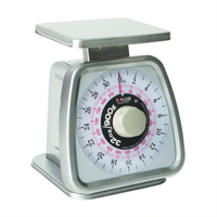 Taylor TS32D Analog Portion Control Scale with Dashpot, 32 oz / 900 g, Stainless Steel