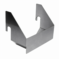 CHOICE Clip-On Dry Waste Rail with Removable Chute, 12 Inch W x 7 Inch D, Stainless Steel