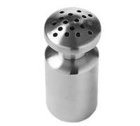 16 oz Tall Stainless Steel Spice Shaker with Coarse Perforations