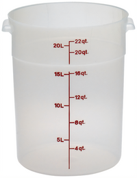 Cambro RFS22PP190 Commercial Food Storage Containers Case of 6