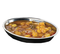 American Metalcraft 4 oz Oval Stainless Steel Sauce Cup