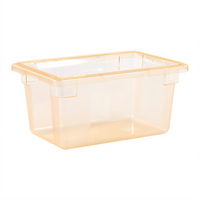 StorPlus Color-Coded Polycarbonate Food Storage Box, 5 Gallon, 12 x 18 x 9 Inch, Yellow
