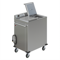 Dinex Colossus Mobile Convection 2-Silo Plate and Wax Base Heater/Dispenser
