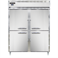 Continental Refrigerator Designer Line D2FESNSAHD Wide Two-Section Reach-in Freezer with Half-Height Doors