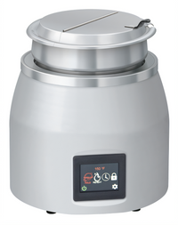 Hatco Quick Ship Countertop Dry Soup Warmer, 7 Qt., Clear Anodized