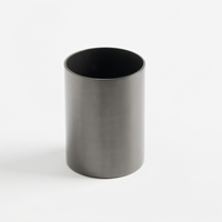 American Metalcraft BSPH2 PVD Black Stainless Steel Cylinder Sugar Packet Holder — 2