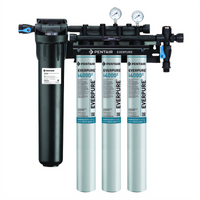 Everpure Insurice Triple PF-i4000² Ice Maker Water Filtration System, 36,000 Gallons, 5 GPM, 0.5 Micron