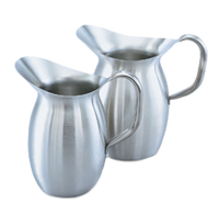Vollrath Bell-Shaped Stainless Steel Pitcher, 2-1/8 Quart, 8-Inch High