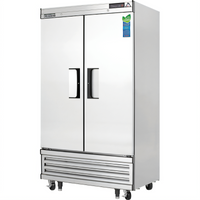 Everest Refrigeration EBNF2 Two-Section Reach-In Freezer, Bottom-Mount Self-Contained R290, 33 Cu. Ft.