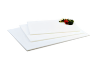 Vollrath White Color-Coded High-Density Polyethylene HACCP Cutting Board, 12 x 18 x 1/2 Inch