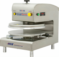 DoughXpress DXE-SS-120 Automatic 18-Inch Heated Upper Platen Pizza Dough Press, 120V