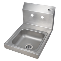 John Boos Pro-Bowl Wall-Mount Stainless Steel Hand Sink with 9 x 9 x 5-Inch Bowl