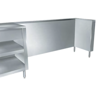 Thurmaduke Stainless Steel Counter Line-Up Skeleton Unit, 48-Inch x 4-Inch x 36-Inch