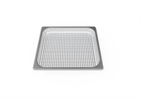 Perforated Stainless Steel Steam Tray, Microwave Compatible, 14 x 13 Inches