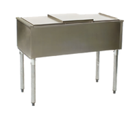 Eagle Group 2200 Series Underbar Pass-Thru Ice Bin with 7-Circuit Cold Plate, 175 lb. Capacity, 36 x 24 Inch