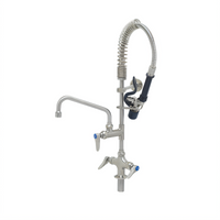 EverSteel Single-Hole Deck-Mount Stainless Steel Pre-Rinse Unit with 8-Inch Swing Nozzle