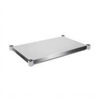 John Boos 84-Inch x 30-Inch 18-Gauge 400 Series Stainless Steel Work Table Undershelf