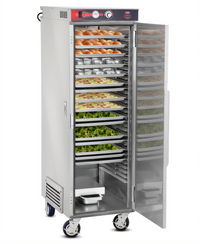 Full-Height Non-Insulated Heated Transport Cabinet, 17-Slide for 18 x 26 Pans