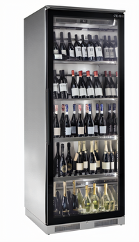 Eurodib USA WD5121 Commercial Wine Showcase Cooler, Stainless Steel, 104 Champagne / 162 Standard Bottle Capacity