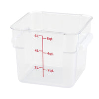 Winco PTSC-6 Commercial Food Storage Containers Case of 24