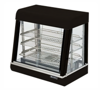 26-Inch Countertop Electric Heated Food Display Case with 3 Adjustable Shelves