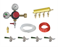 4-Faucet Nitro Beer Dispensing Kit for Commercial Beer Dispensers