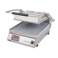Star Pro-Max 2.0 14-Inch Countertop Sandwich Grill with Grooved Aluminum Plates and Electronic Timer