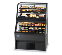 48-Inch Hybrid Refrigerated Merchandiser with Self-Serve Bottom and Refrigerated Service Top