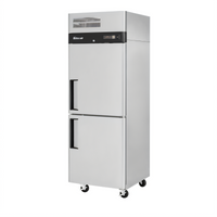 Turbo Air M3 1-Section Top Mount Reach-In Refrigerator with Half Solid Doors, 21.5 Cu. Ft.
