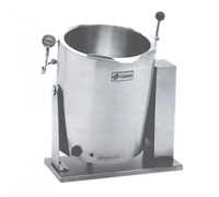 Legion TEH-40 Electric Tilting Tabletop Steam-Jacketed Kettle, 10 Gallon, Right-Side Console, 12 kW