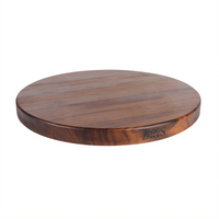 John Boos Boos Block 18-Inch Round Reversible Edge Grain American Black Walnut Cutting Board