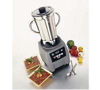 Waring CB15 Heavy-Duty Commercial Food Blender with 1-Gallon Removable Stainless Steel Container, 3-Speed Plus Pulse