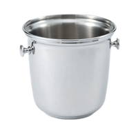 Vollrath Double Bottle Non-Insulated Wine/Champagne Bucket with Side Knob Handles, 18/10 Stainless Steel