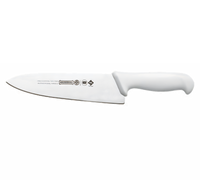 Mundial PRO Series 8-Inch Wide Stiff Cook's Knife with White Sanitized Handle