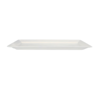 Quattro 16 x 9 Inch Rectangular Flat-Edge Fully Vitrified Ceramic Plate