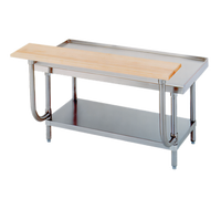Advance Tabco Adjustable-Height Wood Cutting Board for Equipment Stands, 84 Inch x 10 Inch x 1-1/2 Inch