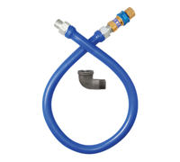 Dormont Blue Hose 48-Inch Moveable Gas Connector Hose Assembly with SnapFast Quick-Disconnect, 1-1/4-Inch I.D.