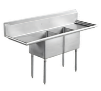 Serv-Ware D2CWP18182-18-V Serv-Ware Compartment Sinks