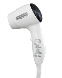 Hamilton Beach Commercial Wall-Mount Hotel Hair Dryer with Night Light, 2-Speed, White