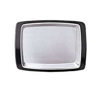 Stainless Steel Sizzling Steak Platter, Oblong, 11 x 7 Inches