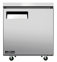 Juneau 27-Inch Undercounter Reach-In Freezer, 3.4 Cu. Ft., Solid Door