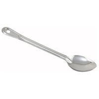 Winco Prime 15-Inch Solid One-Piece Stainless Steel Basting Spoon