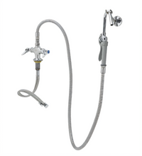 Cleveland Range Dual Pantry Faucet with 68-Inch Stainless Steel Hose and Nozzle Hook