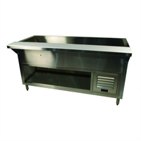 Advance Tabco MACP-3-BS Fully Insulated Refrigerated Cold Pan Table with Enclosed Base, 3-Pan, 47-1/8 Inch Wide, R290